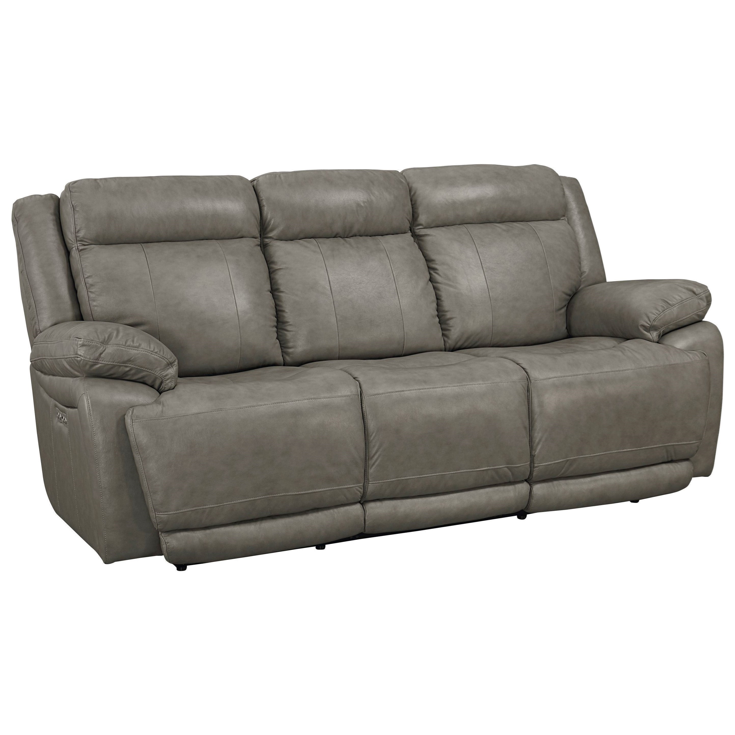 Bassett Club Level Evo Power Reclining Sofa with Power Headrests